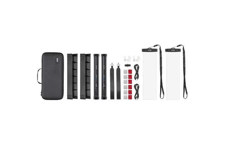 GODOX TL30-K2 Portable RGB 2700K- 6300K LED Tube Light with Bluetooth Control and Free App Support for Photography and lighting Equipment