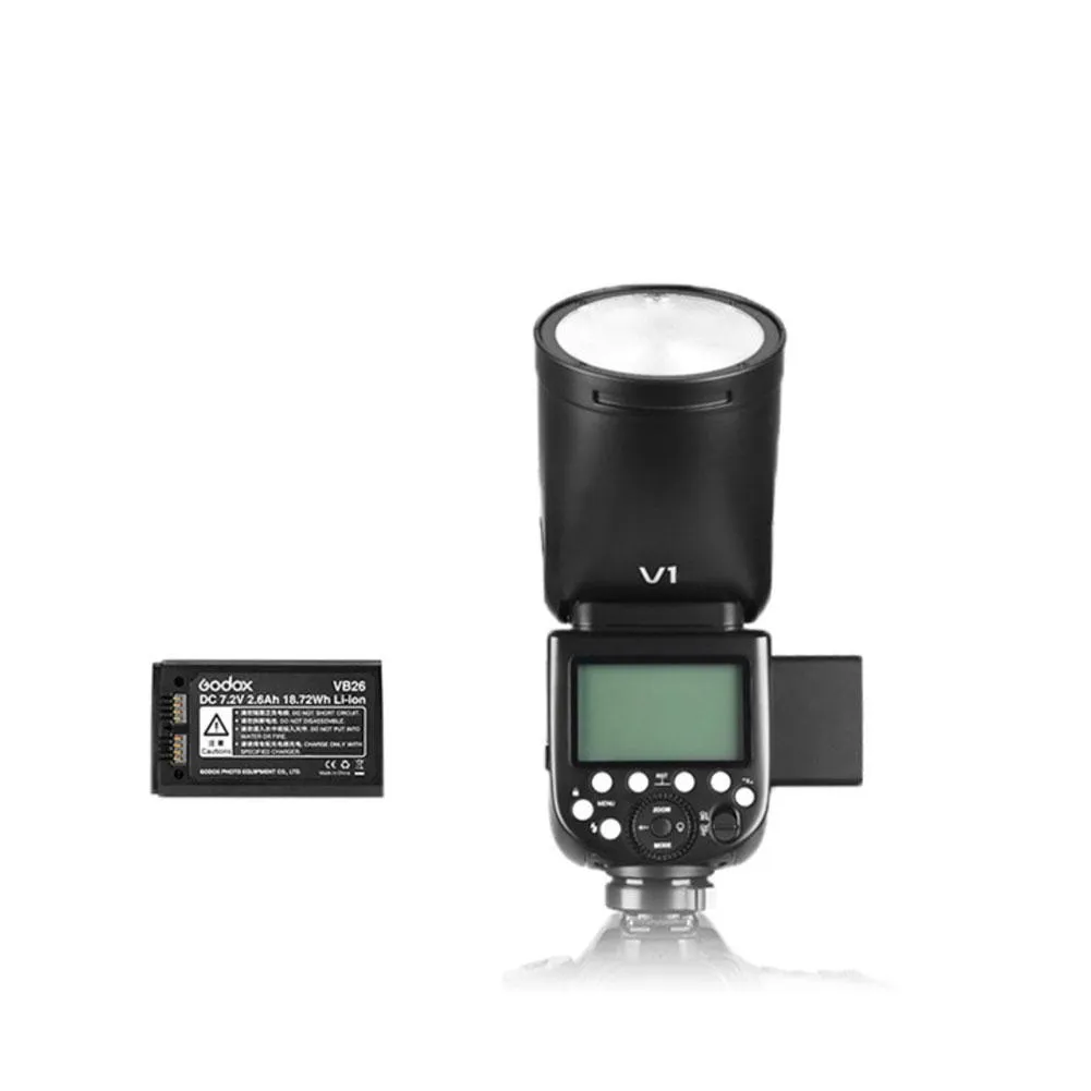 Godox V1-P Round Head Flash for Pentax   AK-R1 Accessory Head Kit - Bundle