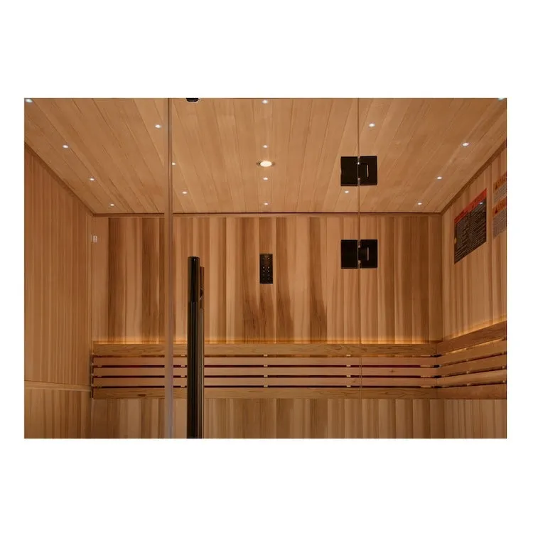 Golden Designs "Copenhagen Edition" 3 Person Traditional Sauna - Canadian Red Cedar