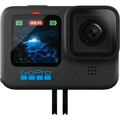 Gopro Hero 12 Black SPECIALTY Bundle w/Enduro Battery   64GB SD Card