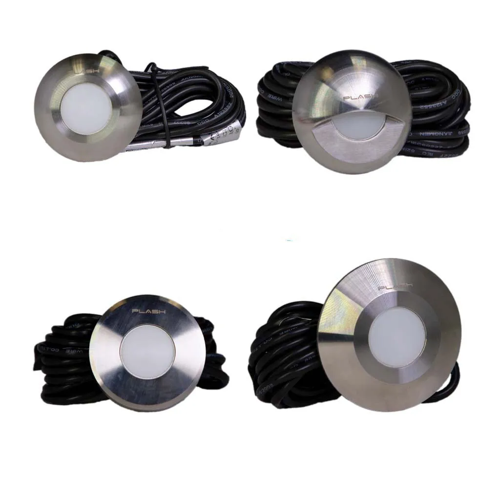 Gravity Surface Mounted LED Deck Light - Stainless Steel - RGB