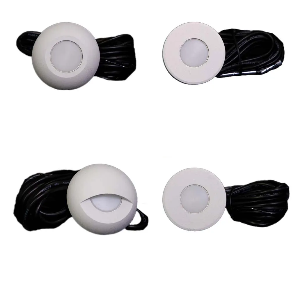 Gravity Surface Mounted LED Deck Light - White Housing - RGB