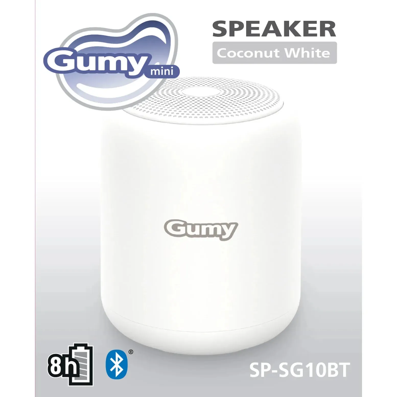 Gumy Bluetooth Speaker - Coconut White