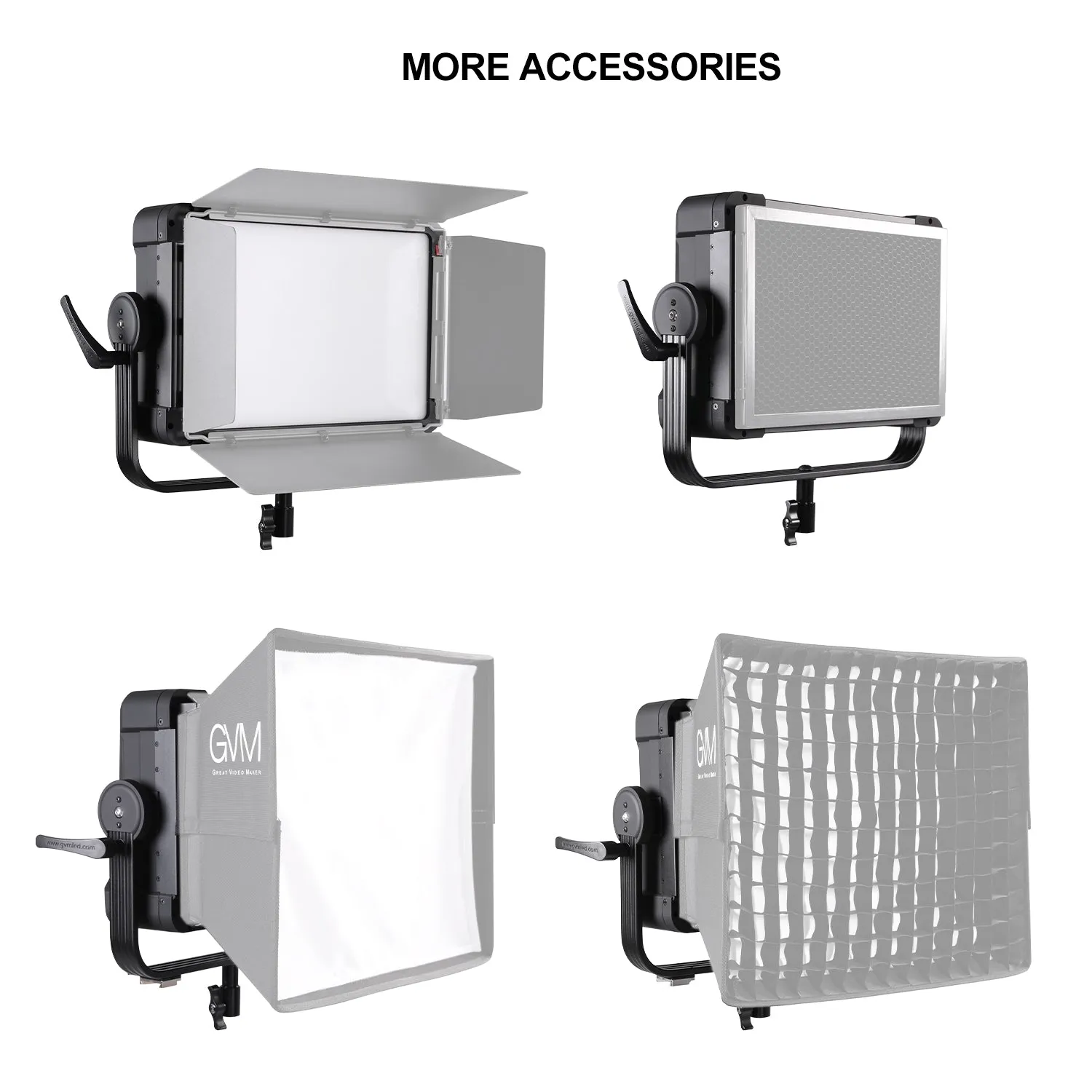 GVM YU200R Led Video Lights Panel Rgb And Bi-Color Studio Light