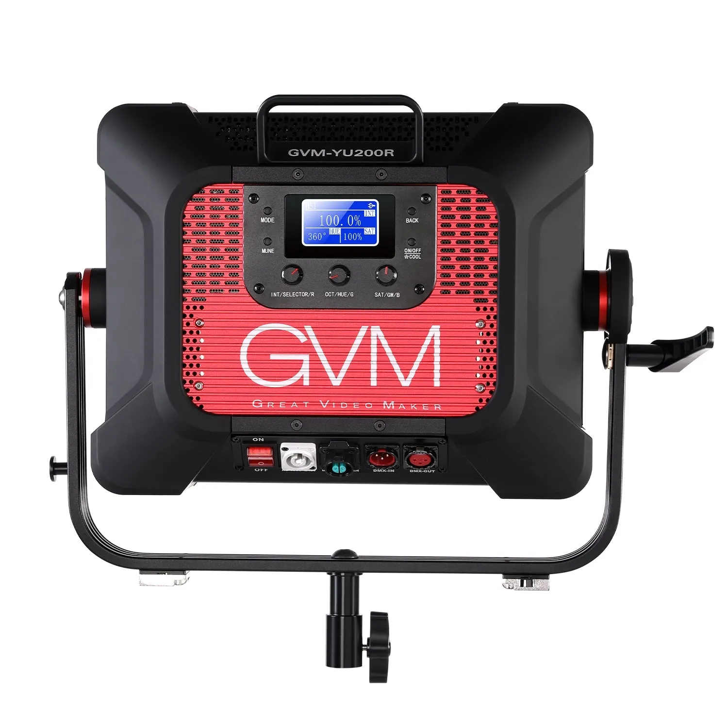 GVM YU200R Led Video Lights Panel Rgb And Bi-Color Studio Light