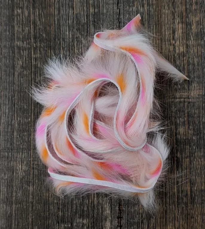 Hareline Dubbin Micro Groovy Bunny Strip