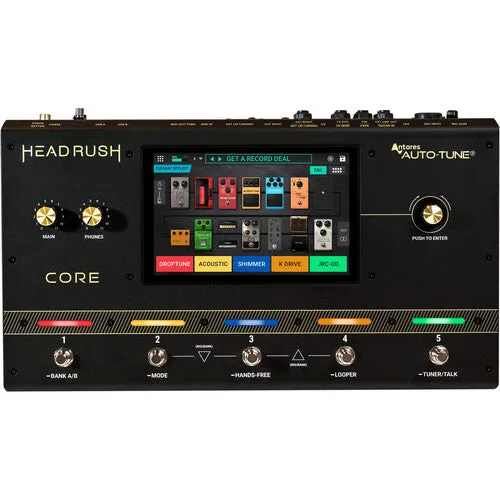 Headrush Core Guitar Multi-Effect/Amp Modeler/Vocal Processor Unit