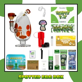 HEMPER - Spotted Egg Bong Box