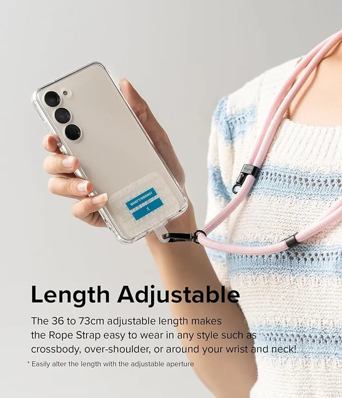 Holder Link Strap with Graphic Design TPU Tag | Blue Label - Purple