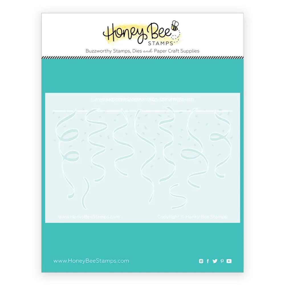 Honey Bee Stamps - Stencils - Streamers Layering