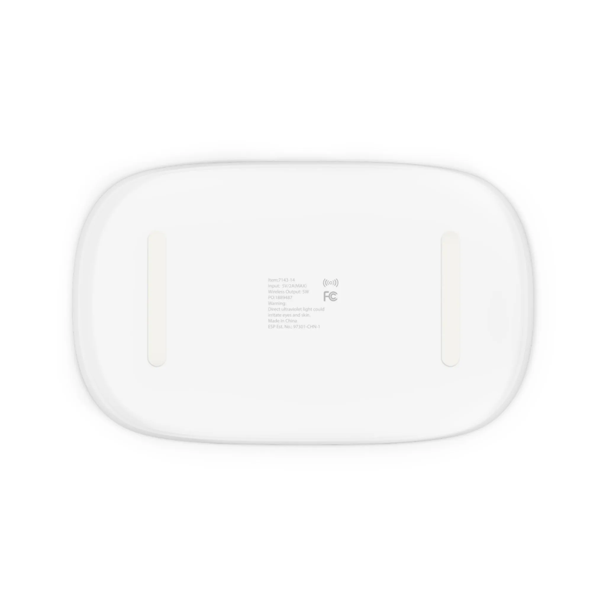 House on the coastline on a cloudy day minimal design  UV Phone Sanitizer and Wireless Charging Pad