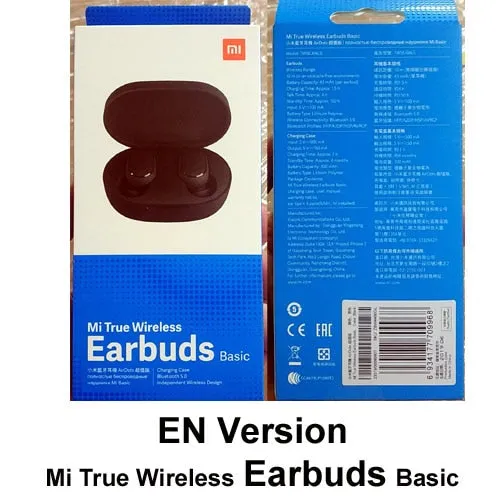 Instock Xiaomi Redmi Airdots Xiaomi Wireless earphone Voice control Bluetooth 5.0 Noise reduction Tap Control