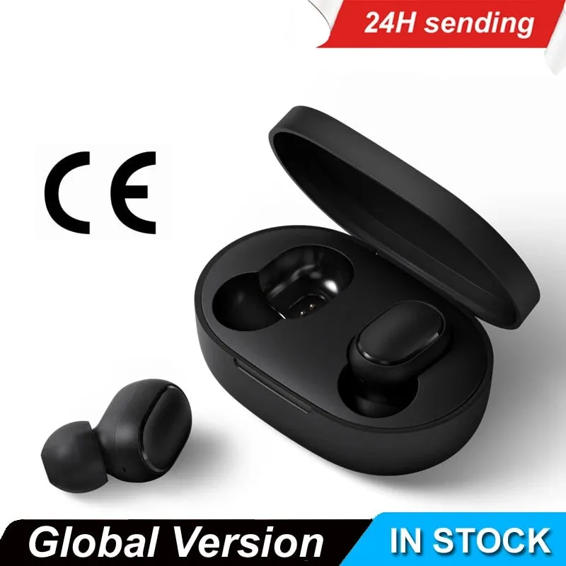 Instock Xiaomi Redmi Airdots Xiaomi Wireless earphone Voice control Bluetooth 5.0 Noise reduction Tap Control