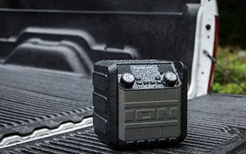 ION Audio Tailgater Express | Compact Water-Resistant Wireless Speaker System with AM/FM Radio & USB Charge Port (20W)