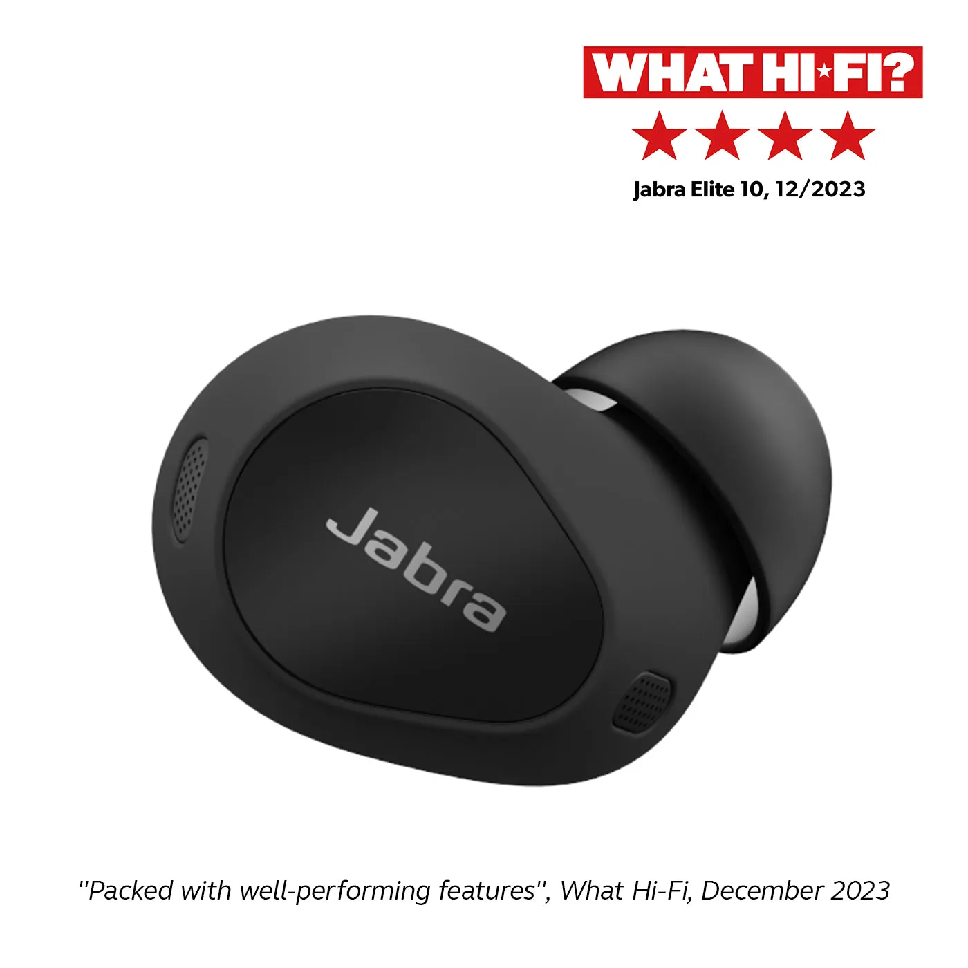 Jabra Elite 10 In-Ear Earbuds - Titanium Black | 100-99280900-99