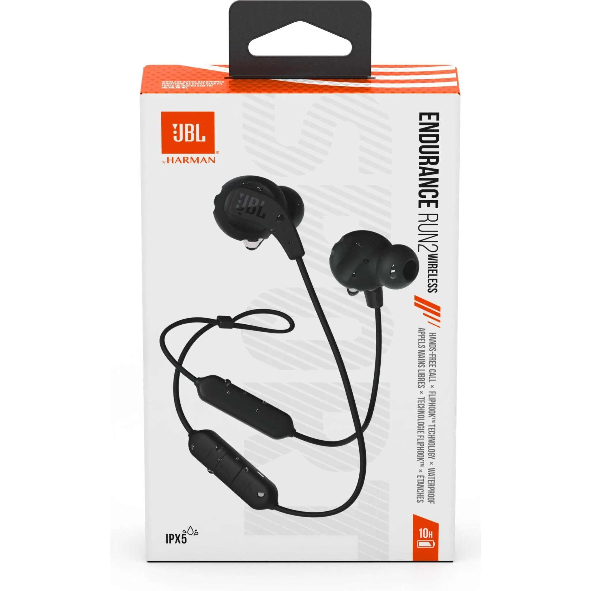 JBL Endurance Run 2 Bluetooth In-Ear Headphones (Black)
