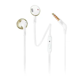JBL Tune 205 Wired In-Ear Headphones - Champagne Gold