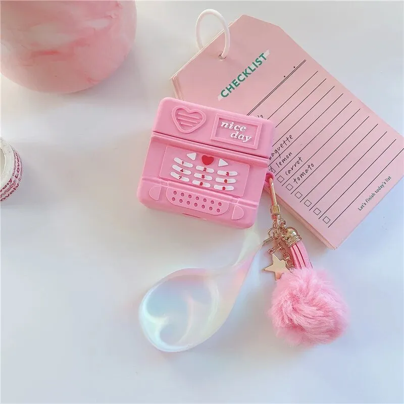 Kawaii Retro Mobile Phone AirPods Case