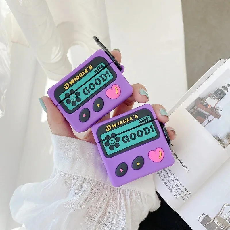 Kawaii Retro Mobile Phone AirPods Case