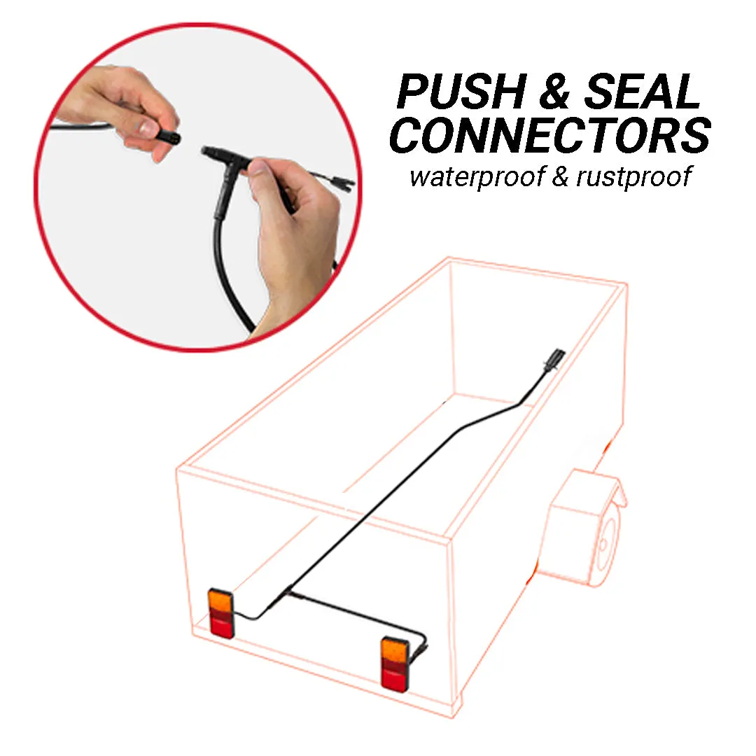 LED Autolamps Square Trailer Lights / Plug & Play Kit