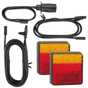 LED Autolamps Square Trailer Lights / Plug & Play Kit
