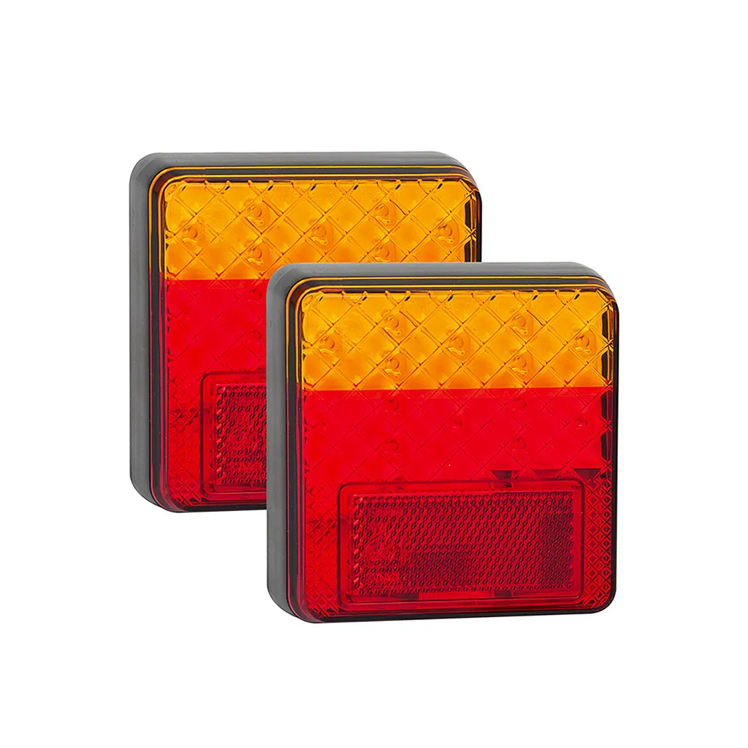 LED Autolamps Square Trailer Lights / Plug & Play Kit