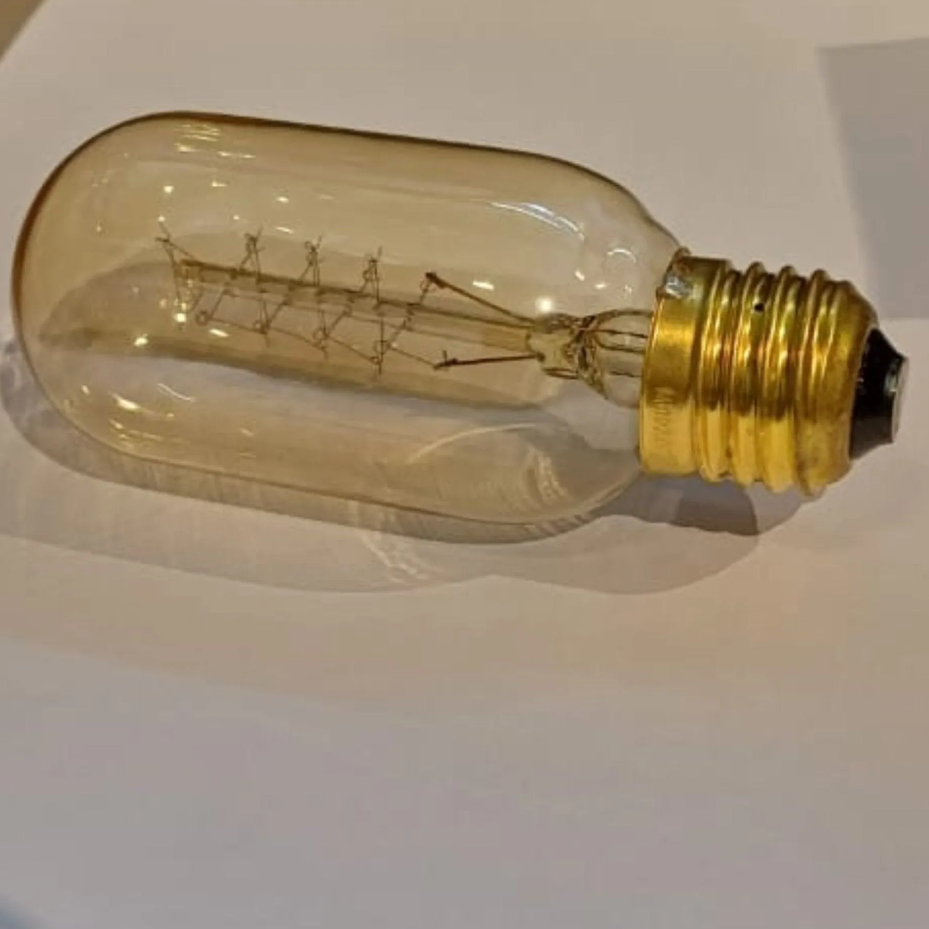 Led E27 EDISON Vintage T45 S 40W E27 EDISON - Amber