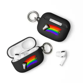 LGBTQ Pride Rubber Case for Apple AirPods - Progress Paint