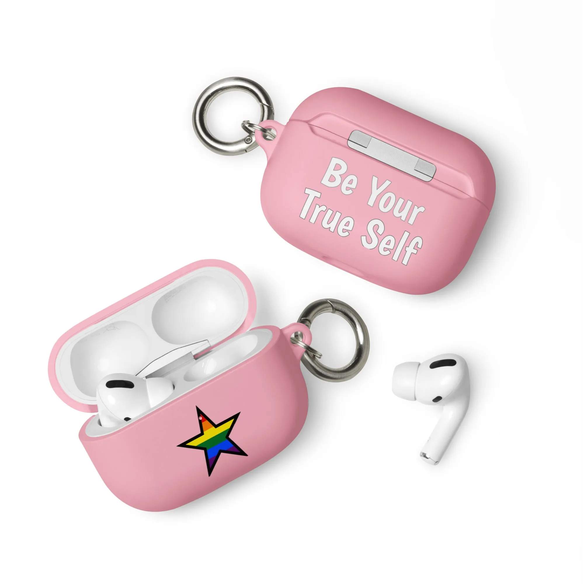LGBTQ Pride Rubber Case for Apple AirPods - Star