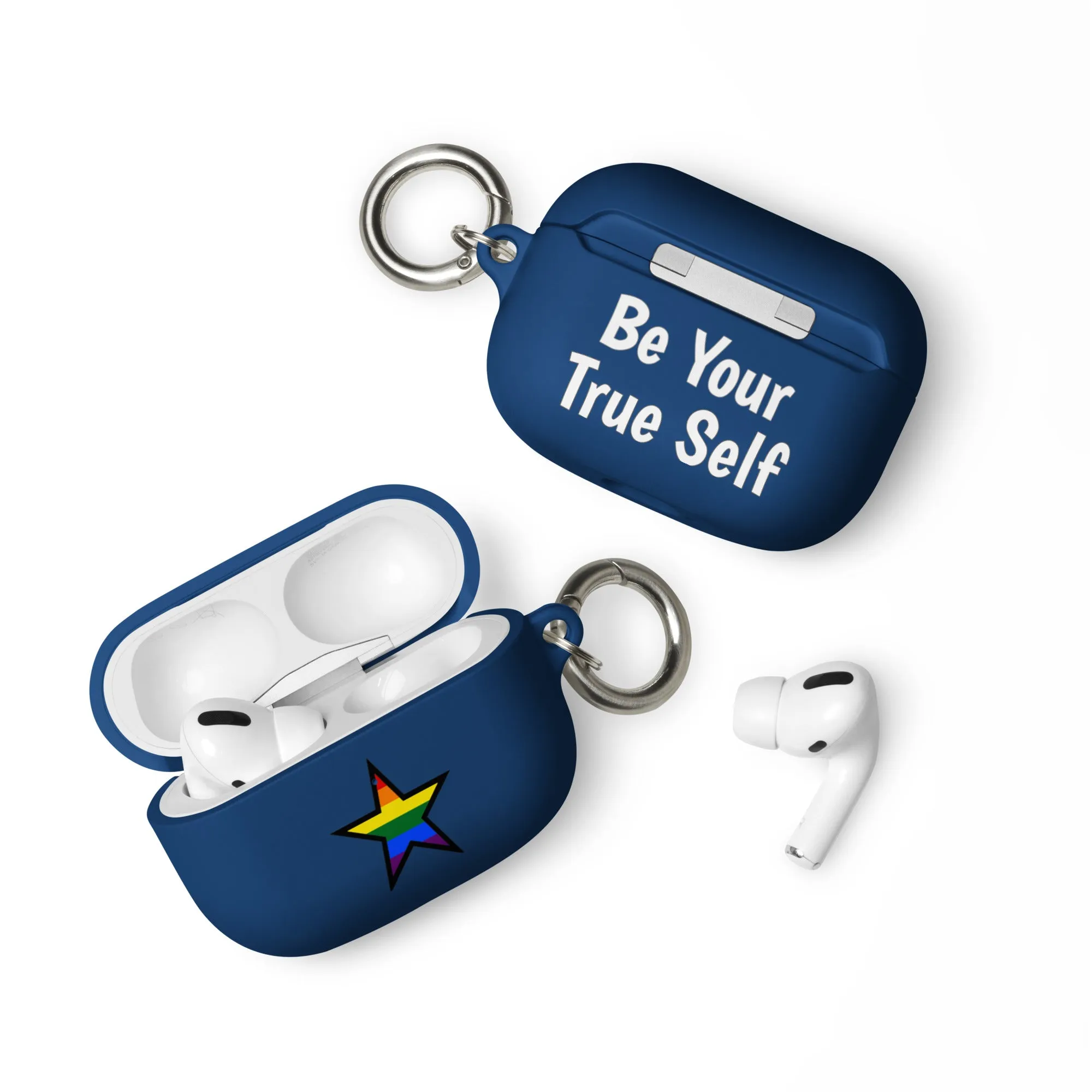 LGBTQ Pride Rubber Case for Apple AirPods - Star