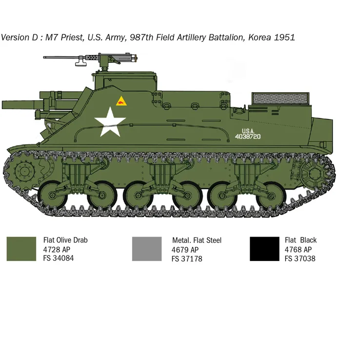 M7 Priest - 1:35 - Italeri - 6580