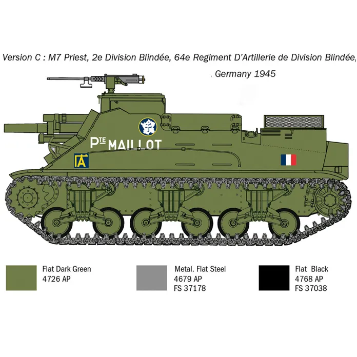 M7 Priest - 1:35 - Italeri - 6580