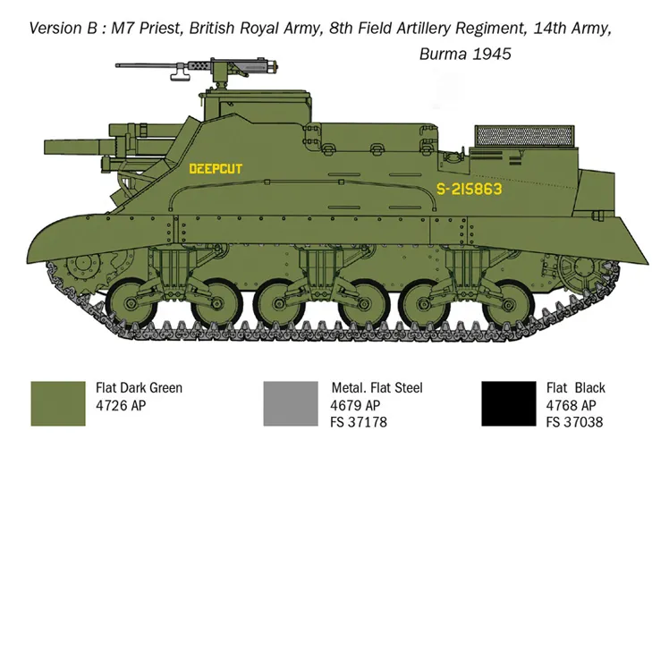 M7 Priest - 1:35 - Italeri - 6580
