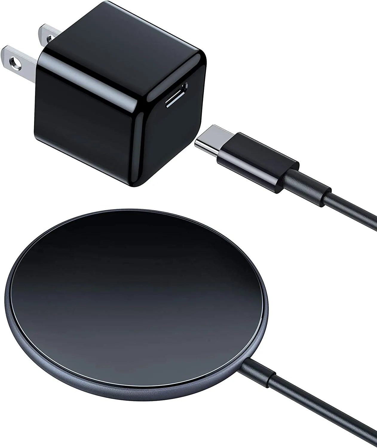 Magnetic Wireless Charger MagSafe Charger with 20W USB C Fast Charger