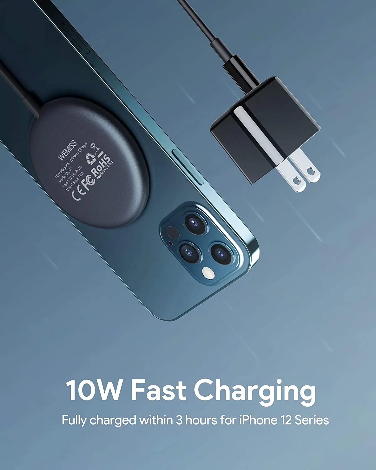Magnetic Wireless Charger MagSafe Charger with 20W USB C Fast Charger