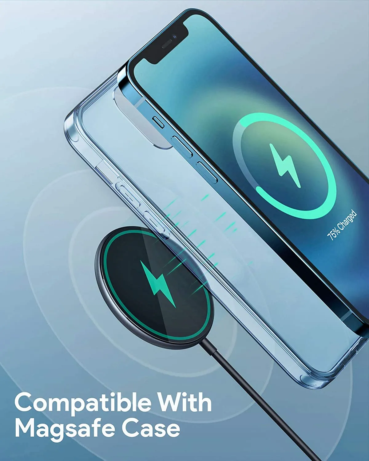 Magnetic Wireless Charger MagSafe Charger with 20W USB C Fast Charger