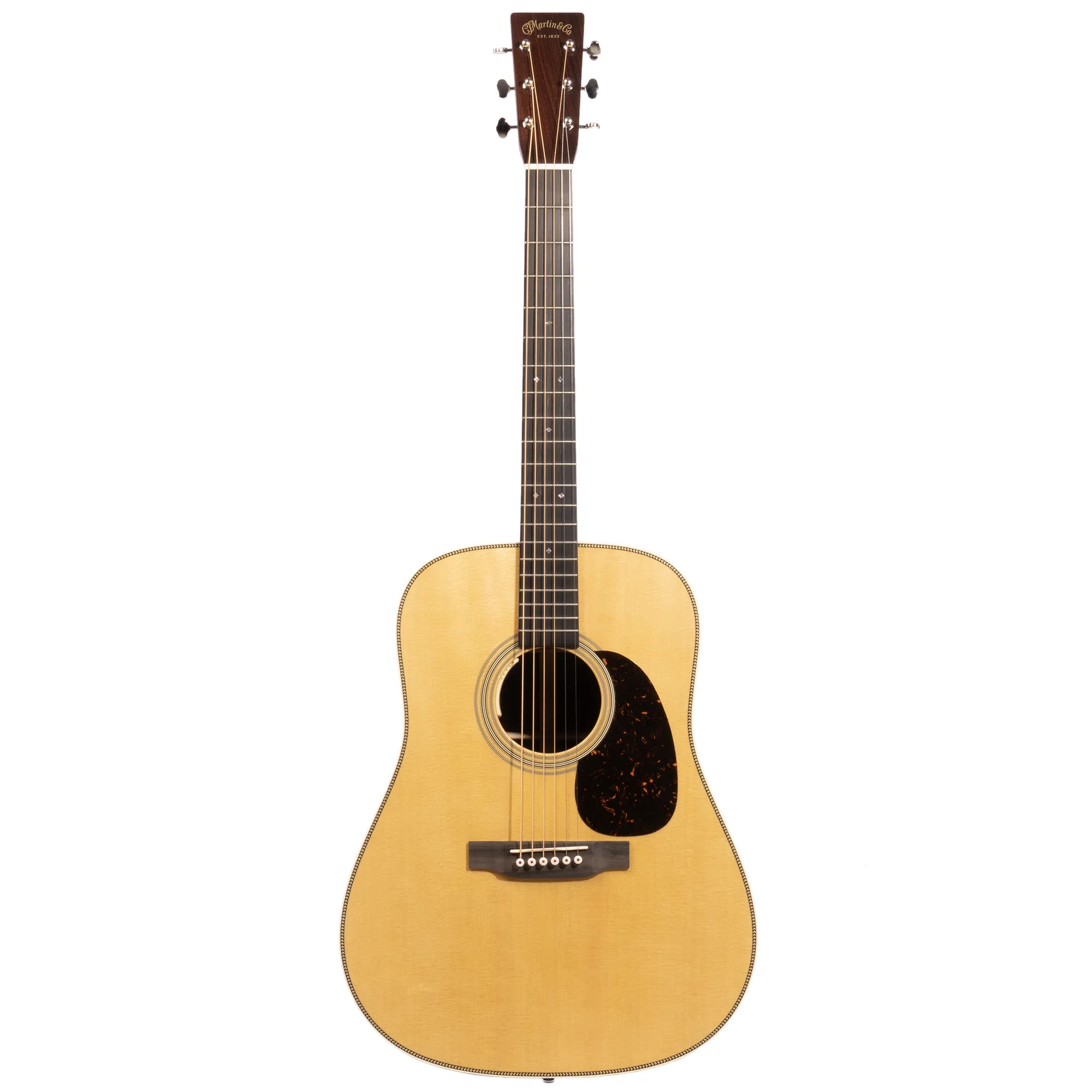 Martin HD-28E Acoustic-Electric Guitar, Natural with Hardshell Case