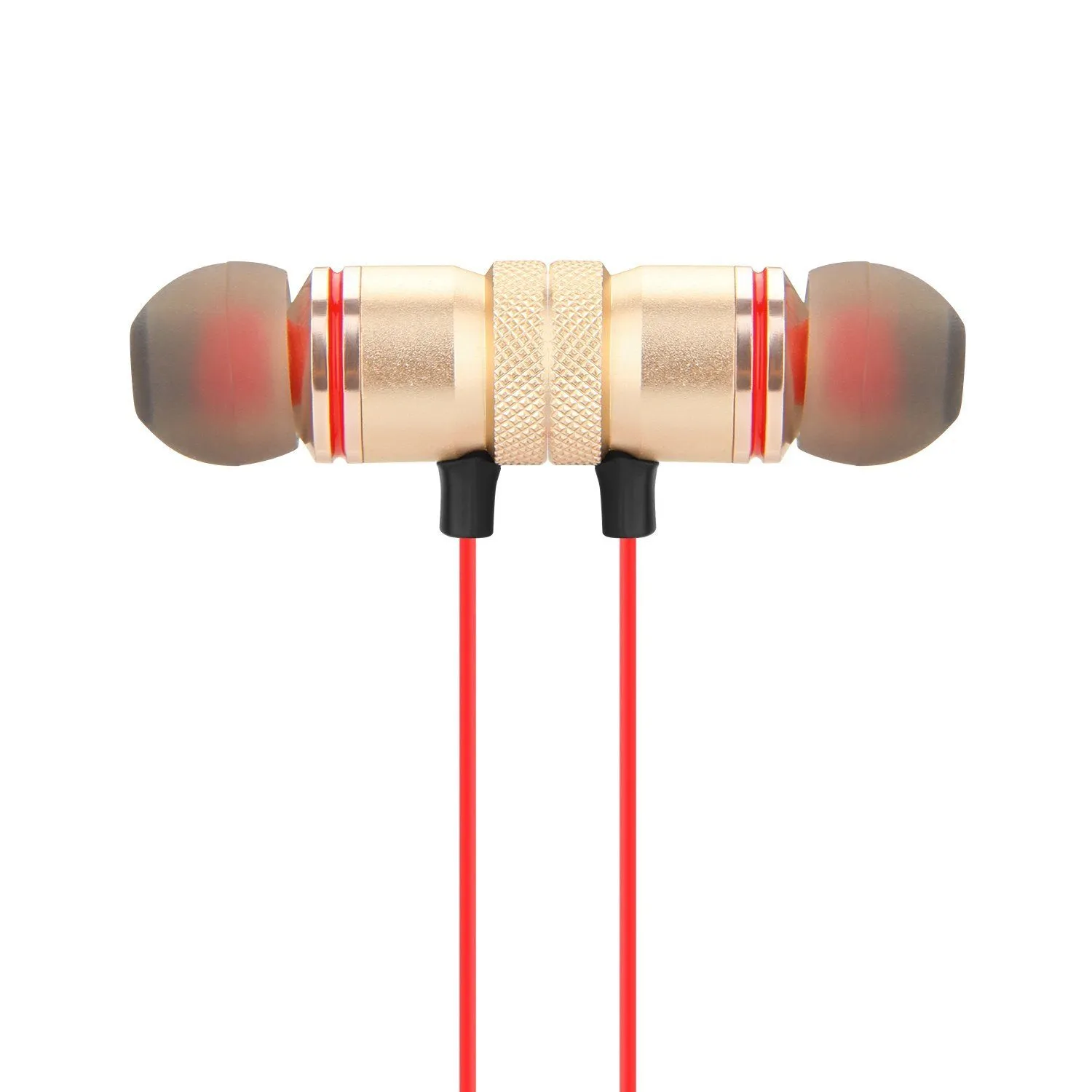 Metal Magnetic Wireless Bluetooth Earphone Sports Headset Stereo Bass