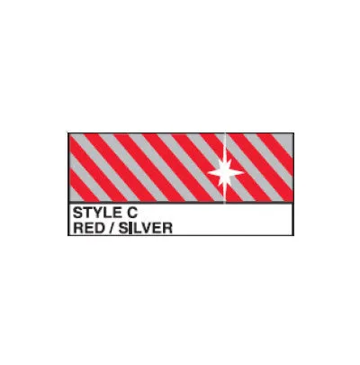 Metallic Diamond 6"x18" Pennant Streamers