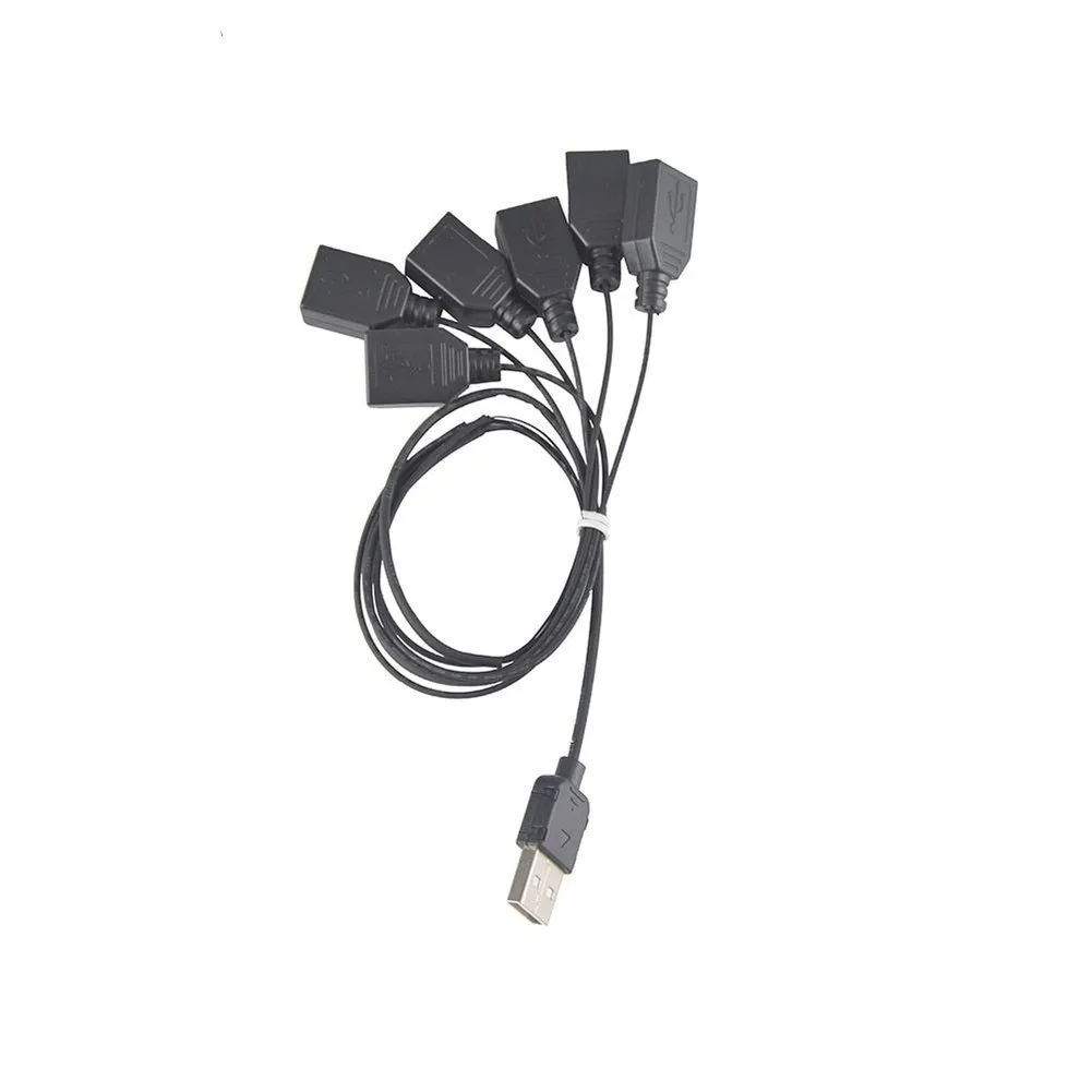 MOC  Compatible  LED High Quality Light Accessories Black One to Seven USB Port for Led Light Kit 10220 10260 42083