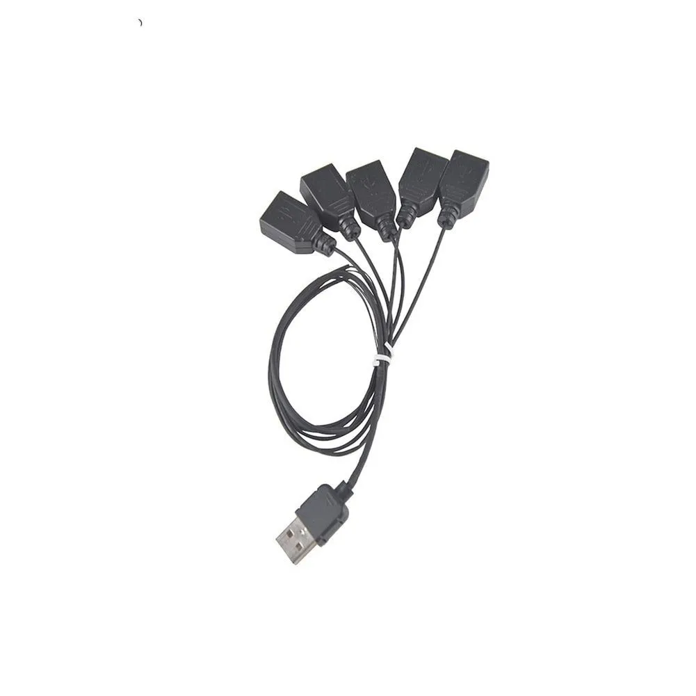 MOC  Compatible  LED High Quality Light Accessories Black One to Seven USB Port for Led Light Kit 10220 10260 42083