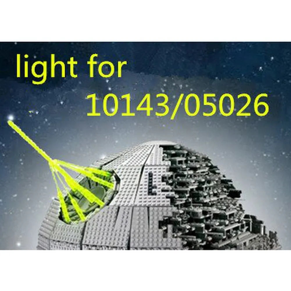MOC  Compatible  LED Light Kit For 10143 75159 10188 Compatible With 05026 Death II Ultimate Weapon Laser Cannon No Building Blocks
