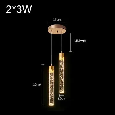 Modern Crystal Pendant Lamp