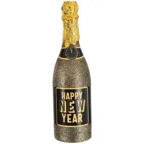 New Year Glitter Bottle Popper, 12 Inches, 1 Count