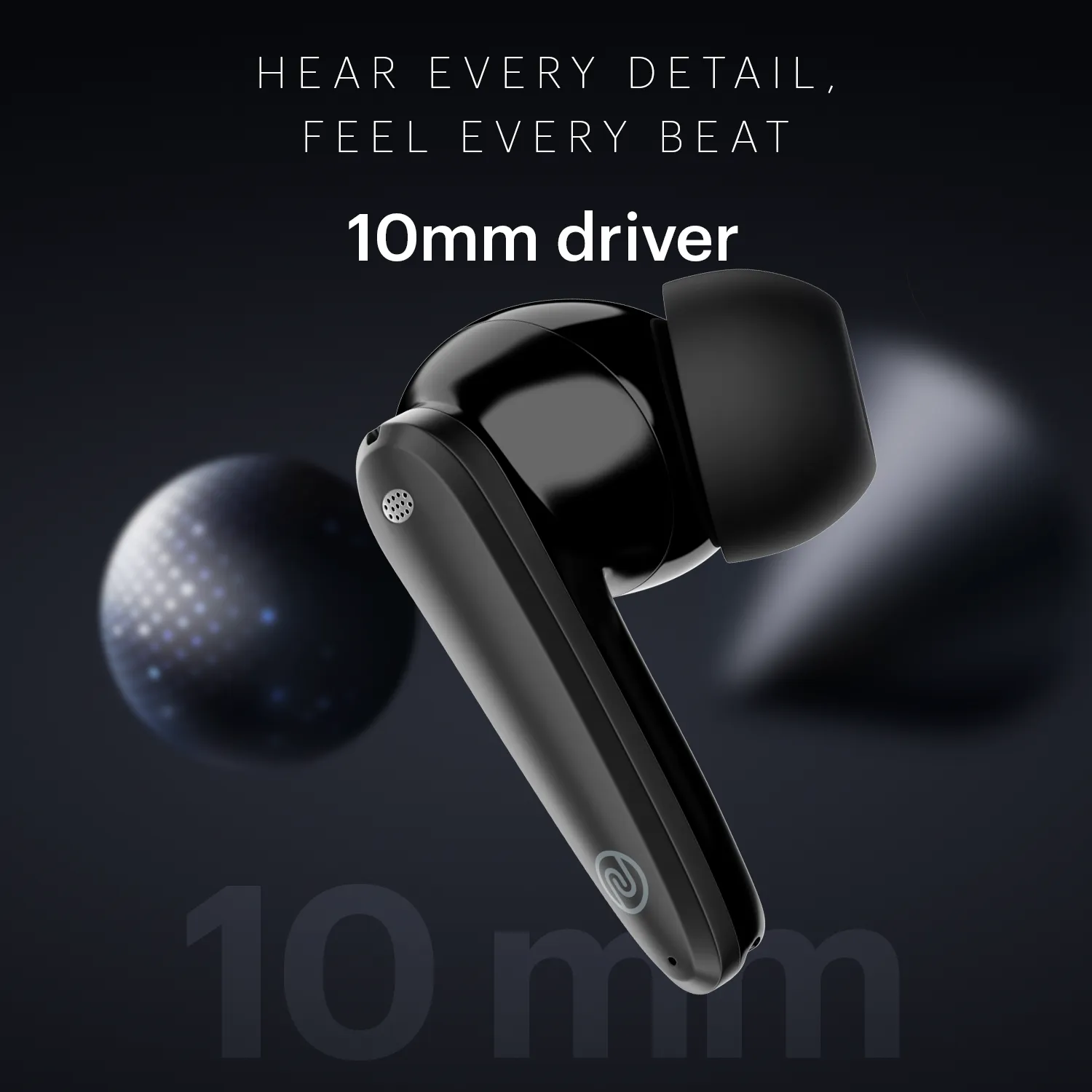 Noise Buds VS106 Truly Wireless In-Ear Earbuds with 50H Playtime, Quad Mic with ENC, Instacharge (10 min = 200 min),Ultra-Low Latency(up to 40ms), 10mm Driver, and BT v5.3