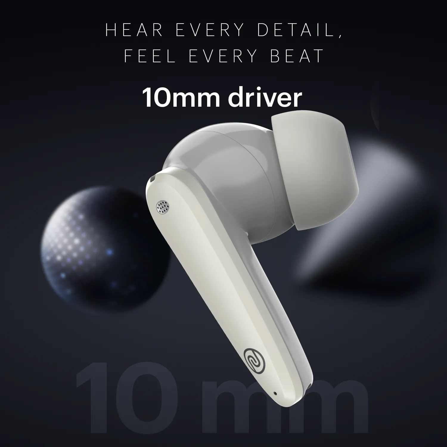 Noise Buds VS106 Truly Wireless In-Ear Earbuds with 50H Playtime, Quad Mic with ENC, Instacharge (10 min = 200 min),Ultra-Low Latency(up to 40ms), 10mm Driver, and BT v5.3