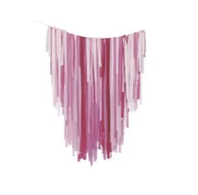 Perfectly Pink Streamer Backdrop