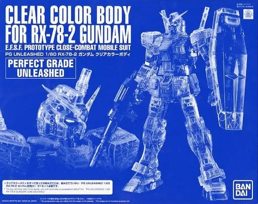 PG Unleashed RX-78-2 Gundam Clear Color Body 1/60