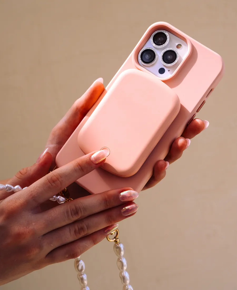 Pink MagSafe Battery Booster