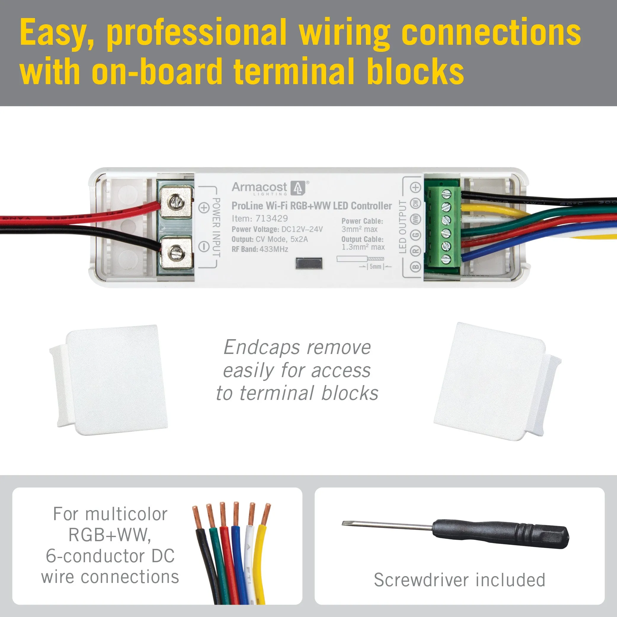 ProLine Multicolor RGB WW Wi-Fi LED Controller